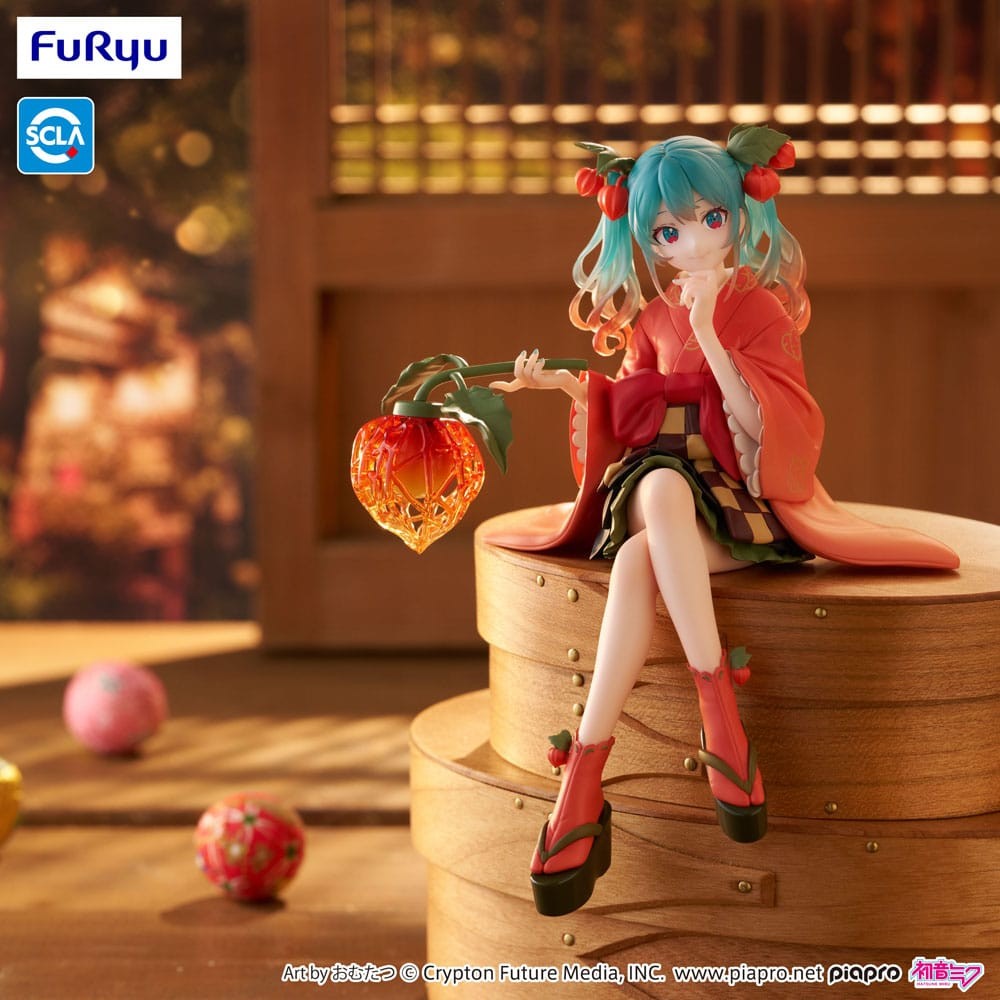 Figurine Hatsune Miku Flower Fairy Winter Cherry Ver. Furyu 15 cm