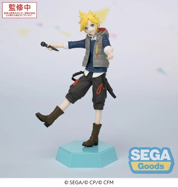Figurine Hatsune Miku et Kagamine Len Street SEKAI Desktop x Decorate 14cm par Sega