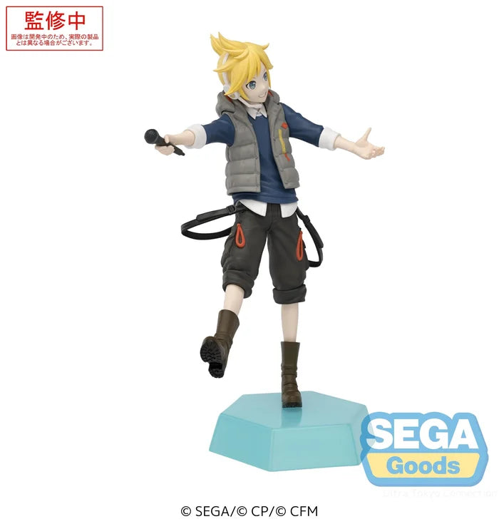 Figurine Hatsune Miku et Kagamine Len Street SEKAI Desktop x Decorate 14cm par Sega
