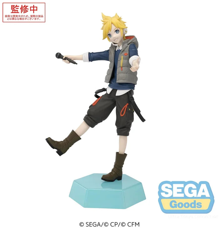 Figurine Hatsune Miku et Kagamine Len Street SEKAI Desktop x Decorate 14cm par Sega