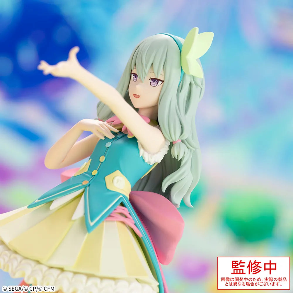 Figurine Hatsune Miku et Kusanagi Nene Desktop x Decorate 14cm par Sega visage