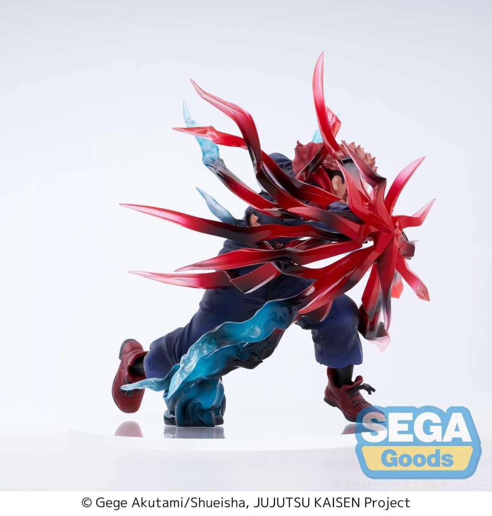 Figurine Yuji Itadori Black Flash Luminasta 15cm par Sega – Jujutsu Kaisen face