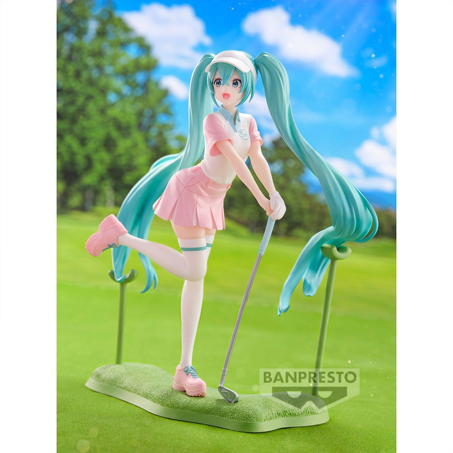 Figurine Hatsune Miku - Holiday Memories Collection - Golf Ver. (Banpresto, 20 cm) - Geeky Owl