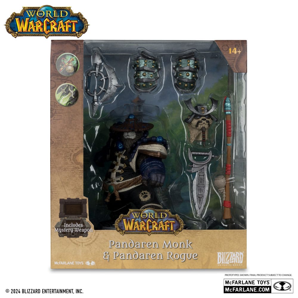 Figurine World Of Warcraft du Pandaren Moine ou Voleur - Mc Farlane