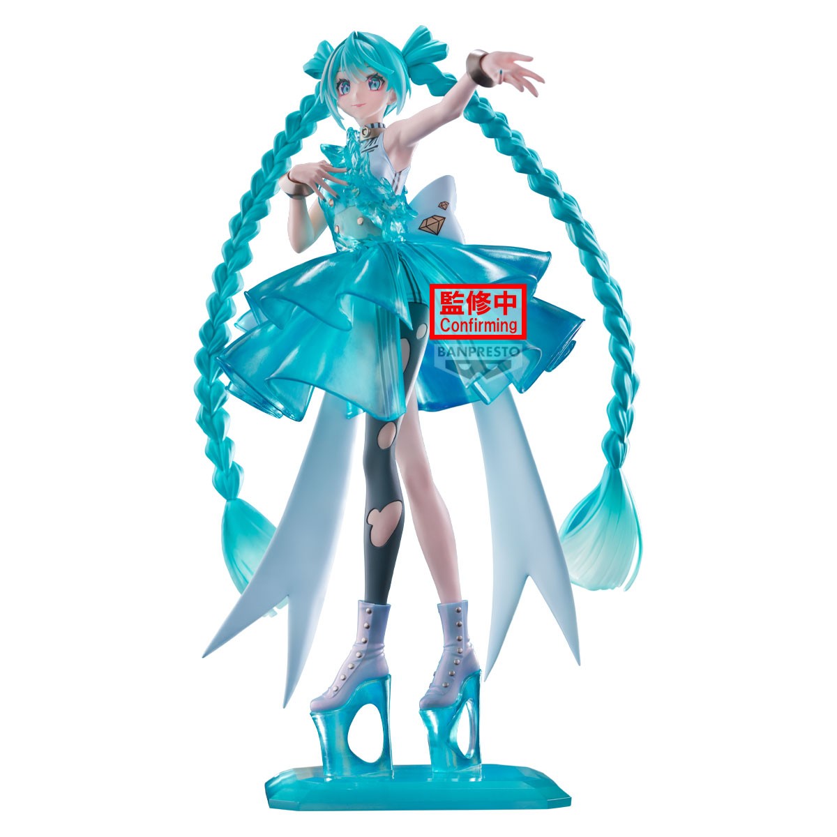 HATSUNE MIKU - Figurine ClearLuxe Collection - Emerald Gem