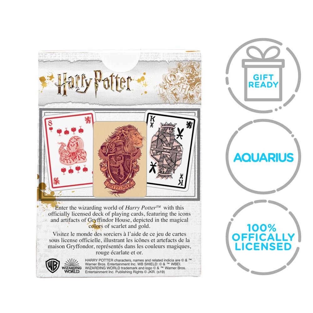 Jeu de cartes Harry Potter Gryffondor