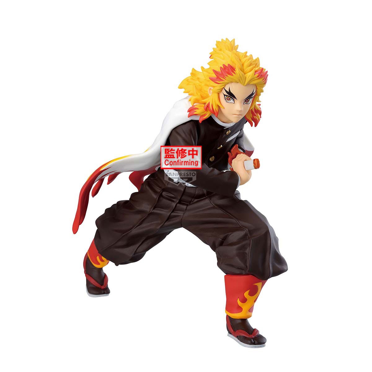 Figurine Demon Slayer Kyojuro Rengoku Maximatic Banpresto 16 cm blanc
