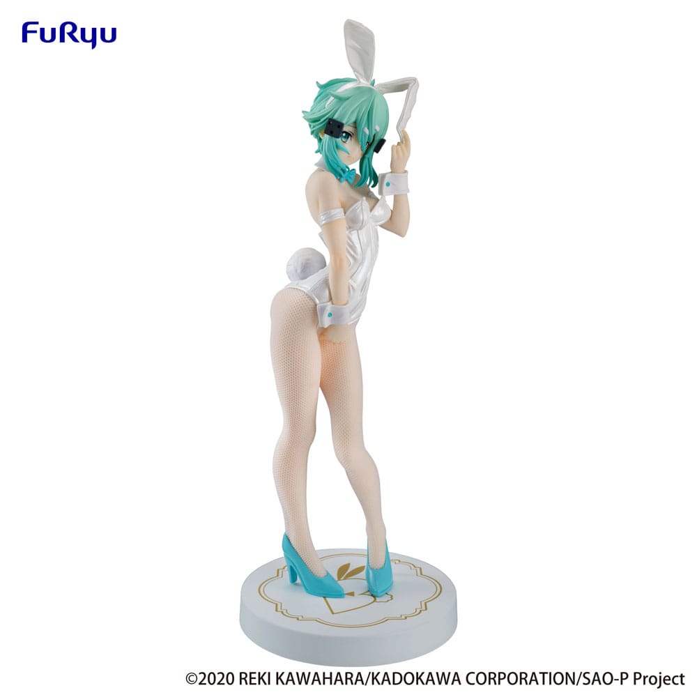 Sword Art Online Figurine BiCute Bunnies Sinon White Pearl Ver. 28 cm