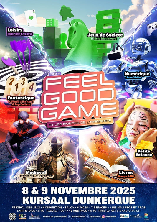 Le Feel Good Game 2025 à Dunkerque - un week-end pour plonger dans les Mondes de l’Imaginaire