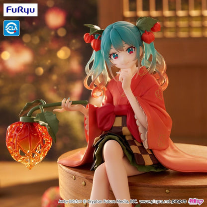 Figurine Hatsune Miku Flower Fairy Winter Cherry Ver. Furyu 15 cm