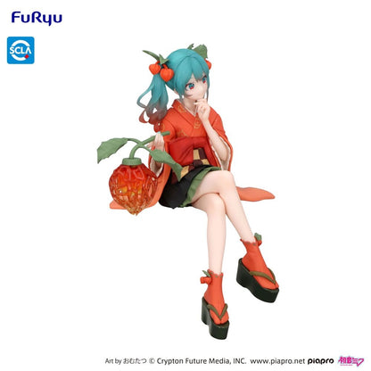 Figurine Hatsune Miku Flower Fairy Winter Cherry Ver. Furyu 15 cm