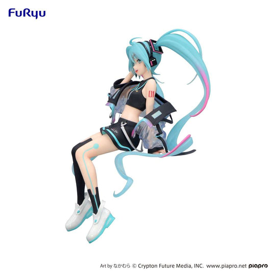 Figurine Hatsune Miku Neon Cyber 16 cm – FuRyu Noodle Stopper au style cyberpunk