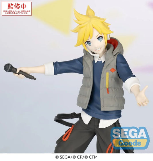 Figurine Hatsune Miku et Kagamine Len Street SEKAI Desktop x Decorate 14cm par Sega