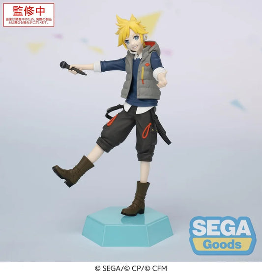 Figurine Hatsune Miku et Kagamine Len Street SEKAI Desktop x Decorate 14cm par Sega