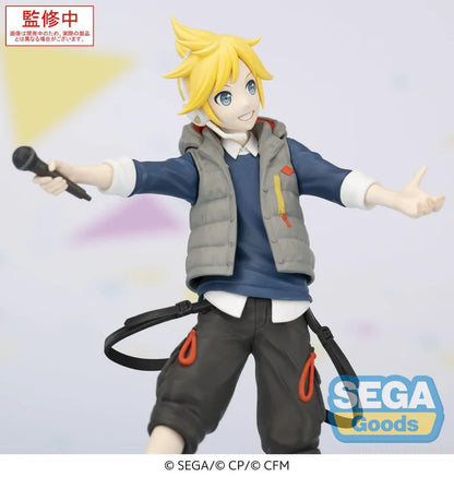 Figurine Hatsune Miku et Kagamine Len Street SEKAI Desktop x Decorate 14cm par Sega