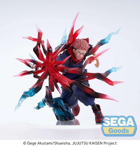 Figurine Yuji Itadori Black Flash Luminasta 15cm par Sega – Jujutsu Kaisen