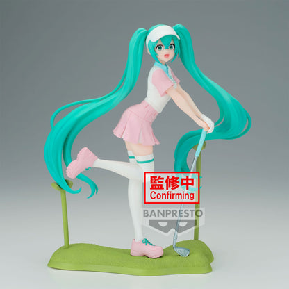Figurine Hatsune Miku - Holiday Memories Collection - Golf Ver. (Banpresto, 20 cm)