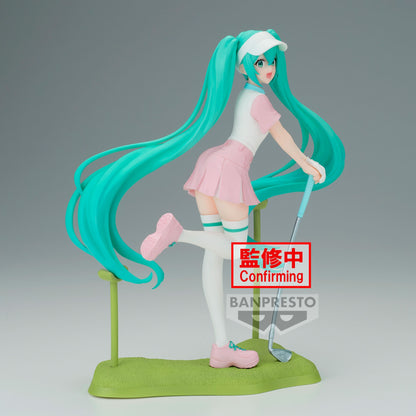 Figurine Hatsune Miku - Holiday Memories Collection - Golf Ver. (Banpresto, 20 cm)