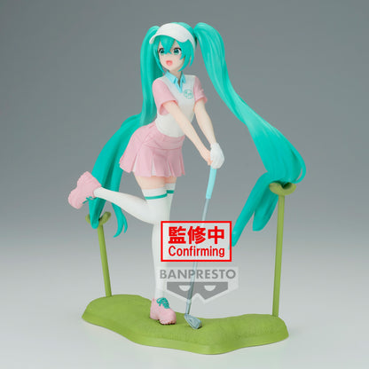 Figurine Hatsune Miku - Holiday Memories Collection - Golf Ver. (Banpresto, 20 cm)