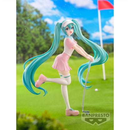 Figurine Hatsune Miku - Holiday Memories Collection - Golf Ver. (Banpresto, 20 cm)