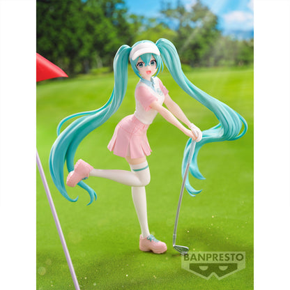 Figurine Hatsune Miku - Holiday Memories Collection - Golf Ver. (Banpresto, 20 cm)