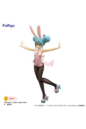 Figurine Hatsune Miku Bicute Bunnies Wink Pearl Pink Color