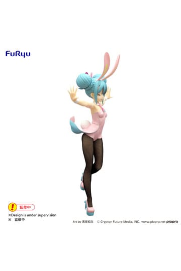 Figurine Hatsune Miku Bicute Bunnies Wink Pearl Pink Color