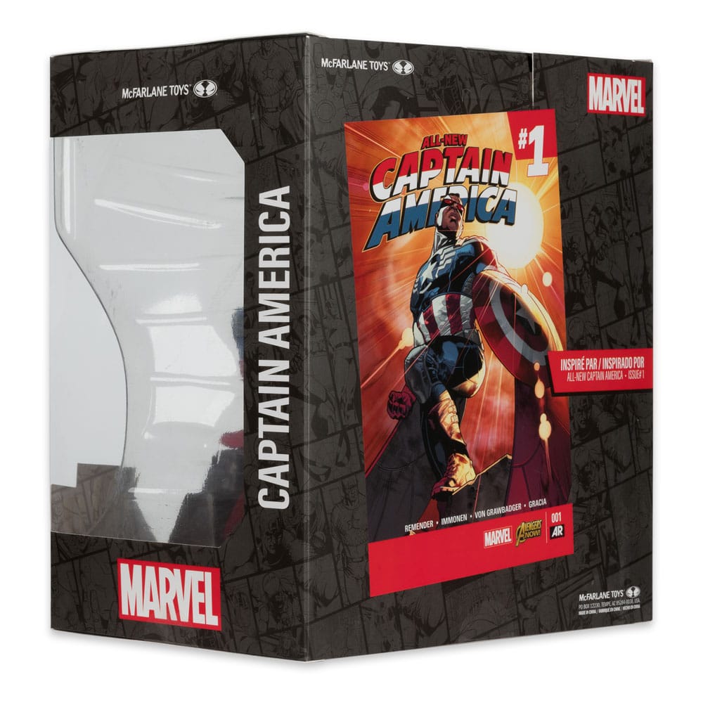 Marvel - Figurine Captain America All-New Captain America boite dos