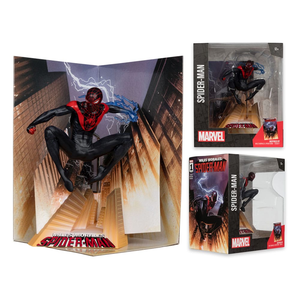 Spider-man - Figurine Miles Morales : Spider-Man Boite