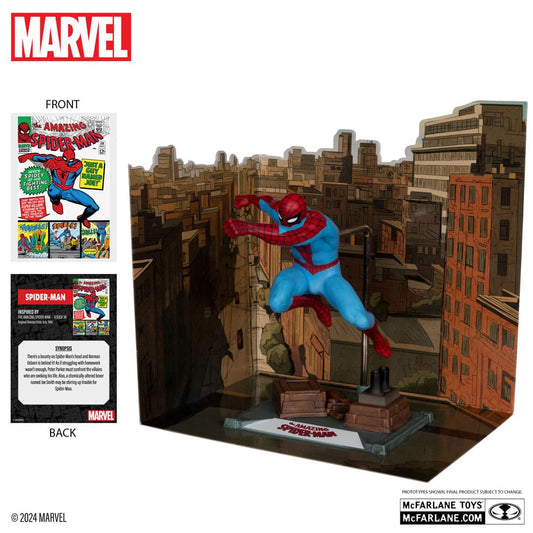 Spider-man - Figurine The Amazing Spider-Man #38 - Gold Label Diorama
