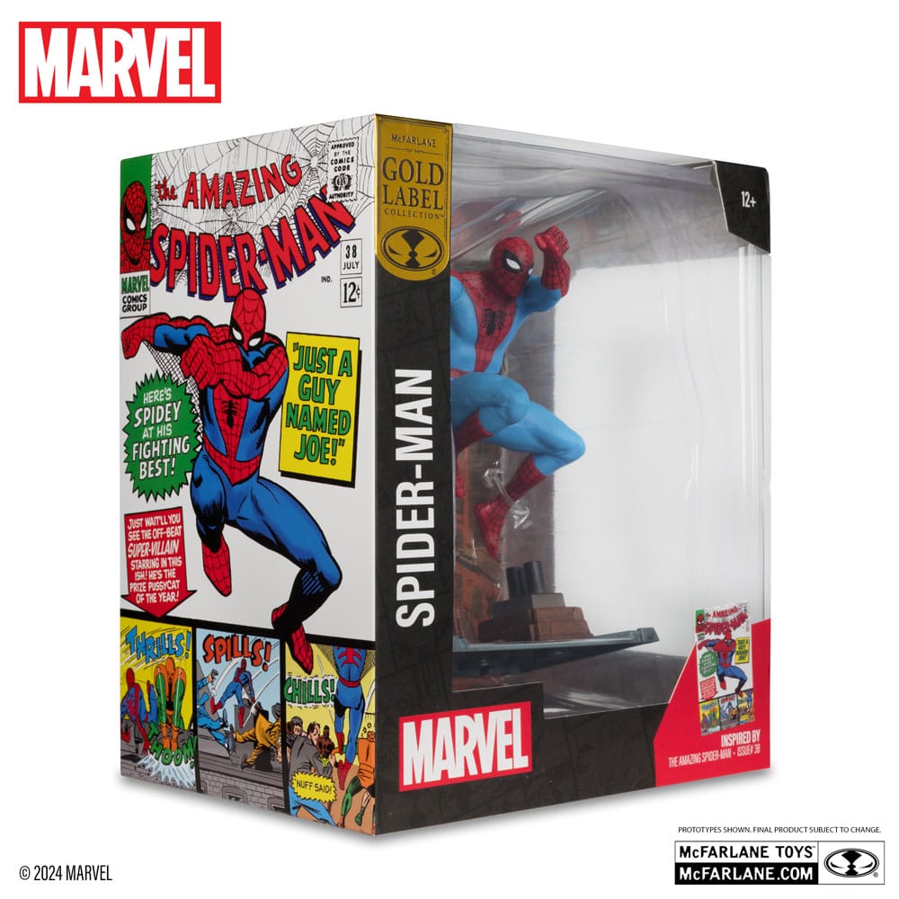 Spider-man - Figurine The Amazing Spider-Man #38 - Gold Label boite coté
