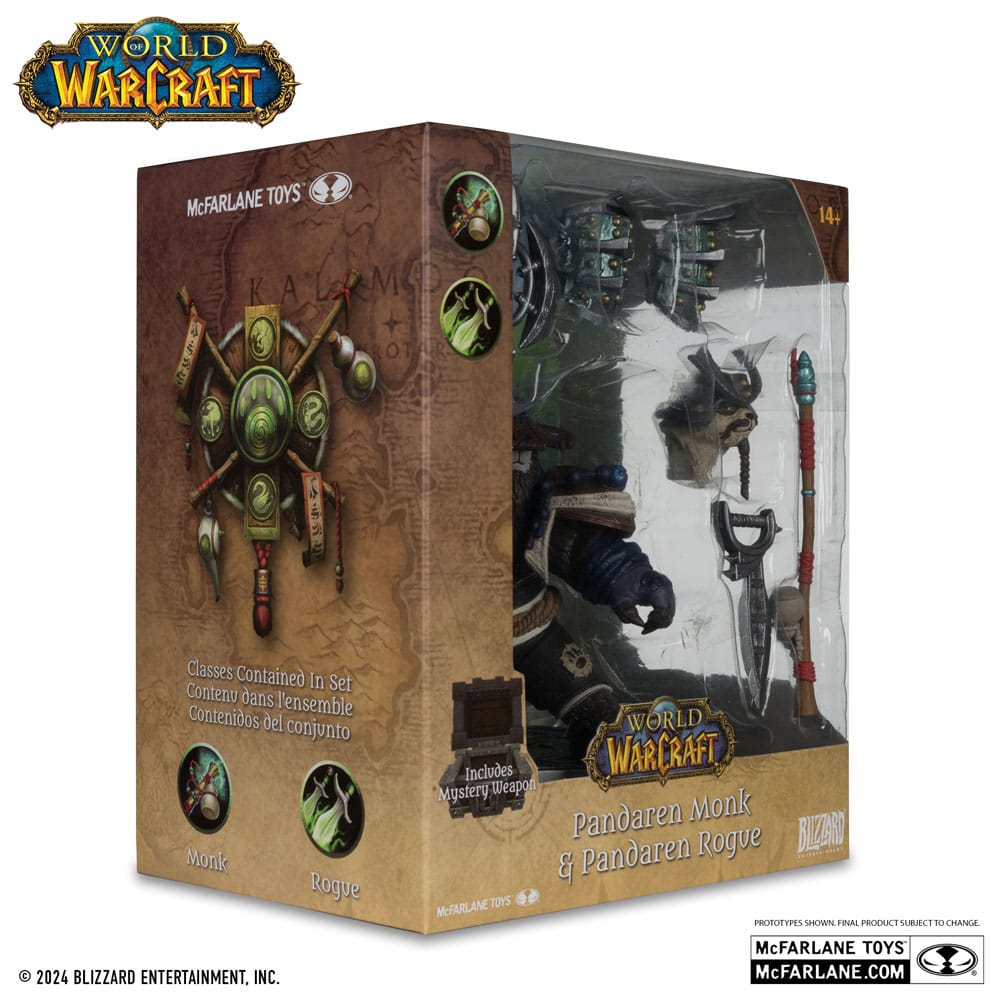 Figurine World Of Warcraft du Pandaren Moine ou Voleur - Mc Farlane