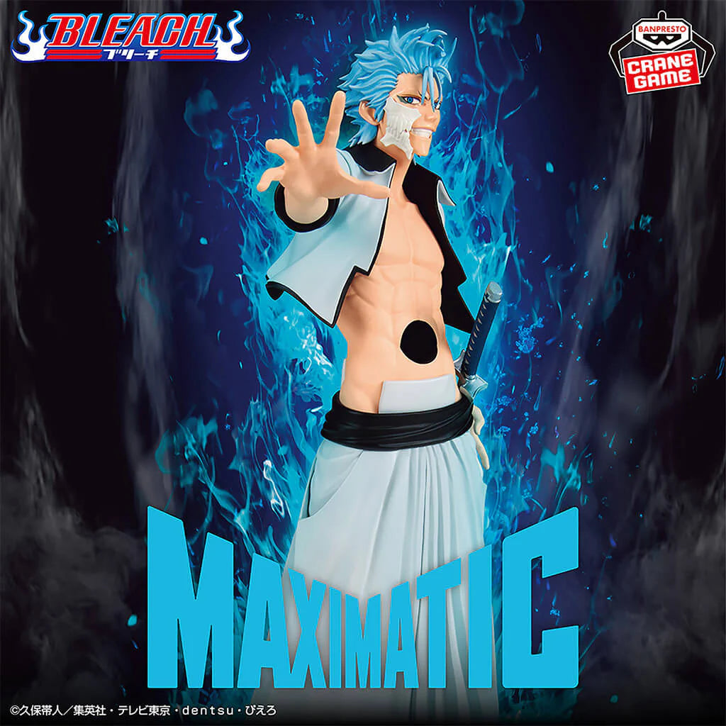 Figurine Grimmjow Jaegerjaquez Maximatic Bleach 20cm - Banpresto GeekyOwl