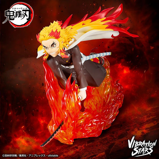 Figurine Kyojuro Rengoku Demon Slayer Vibration Stars Plus Banpresto 14cm