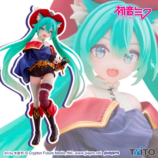 Figurine Hatsune Miku Cat in Boots - Wonderland Taito