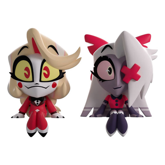 HAZBIN HOTEL - Figurines Angel Charlie & Vaggie Monitor Buddiez