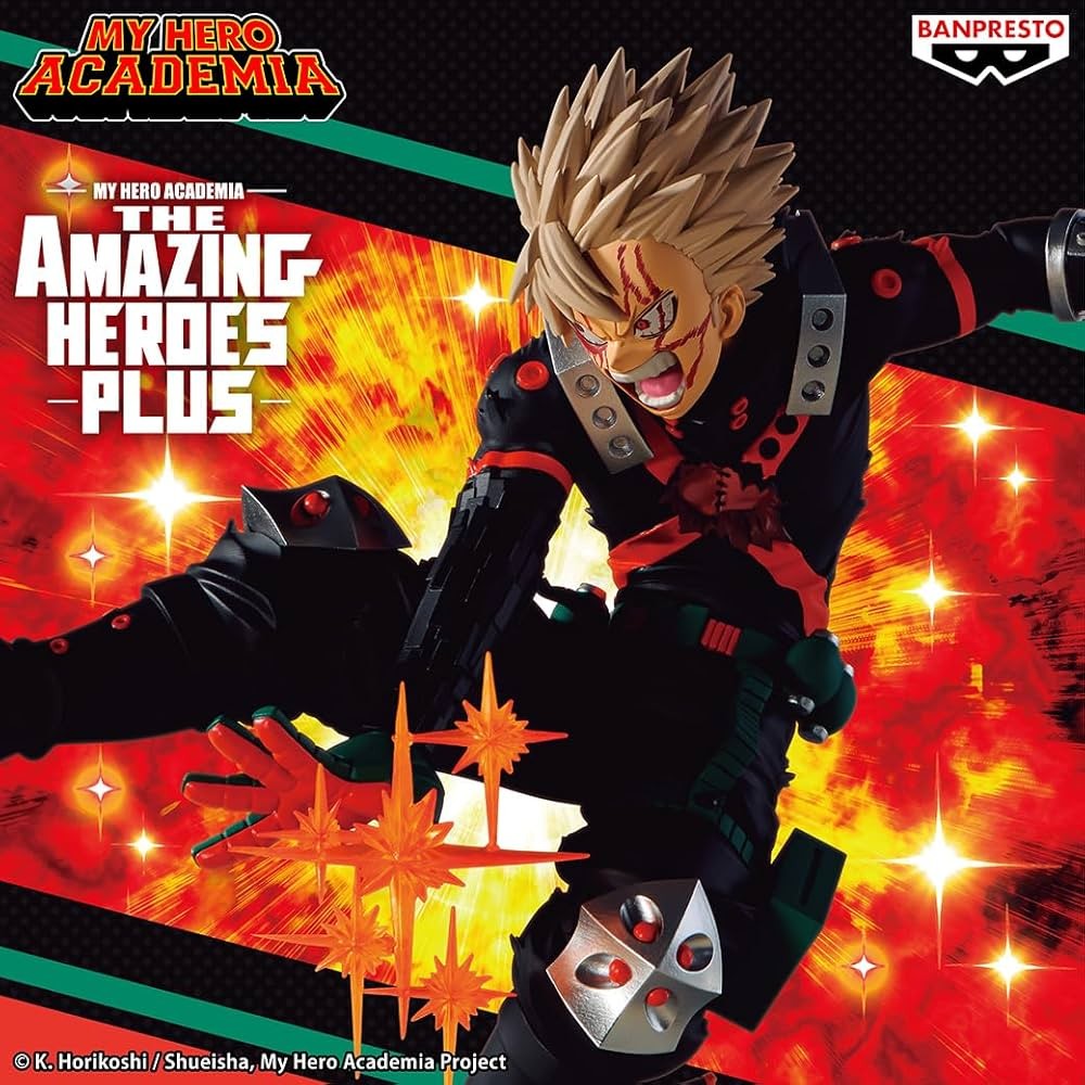 Figurine Katsuki Bakugo - The Amazing Heroes Plus - Banpresto