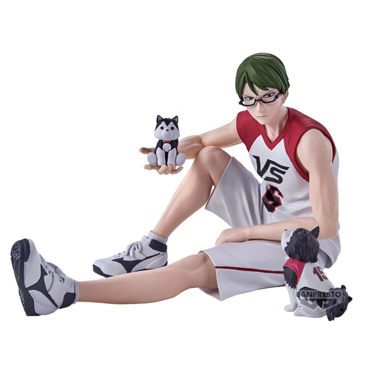 Kuroko's Basketball -  Figurine Shintaro Midorima assis avec le chien - Geeky Owl