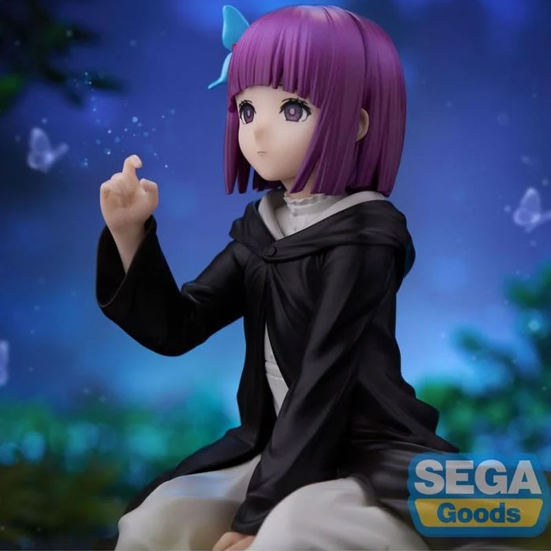 Figurine Fern Yumemirize In Those Days - Sousou no Frieren - Sega 10 cm - Vue de coté avec décors