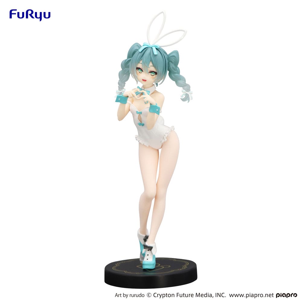 Figurine Hatsune Miku Rurudo White BiCute Bunnies GeekyOwl