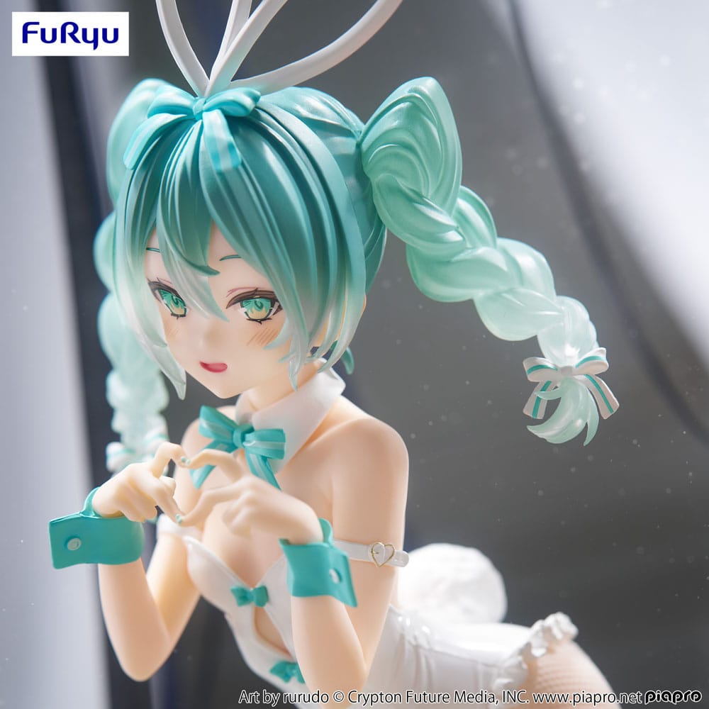 Figurine Hatsune Miku Rurudo White BiCute Bunnies GeekyOwl