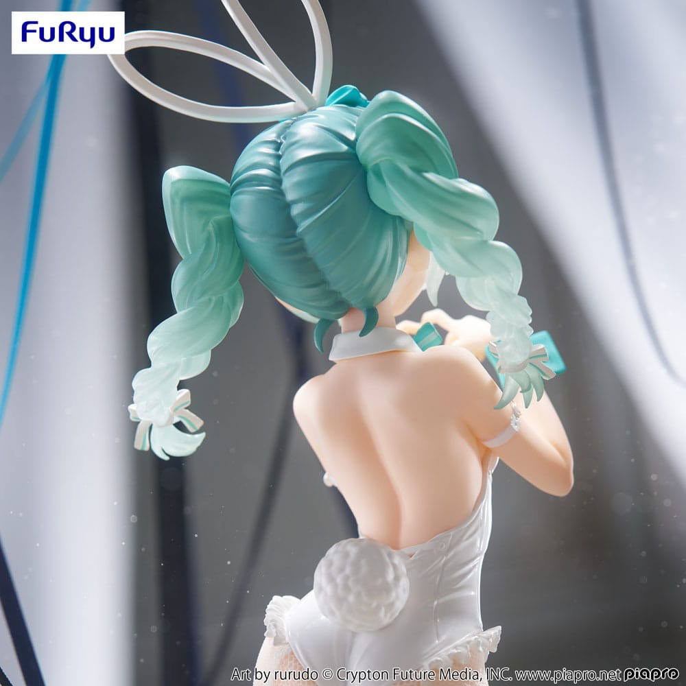 Figurine Hatsune Miku Rurudo White BiCute Bunnies GeekyOwl