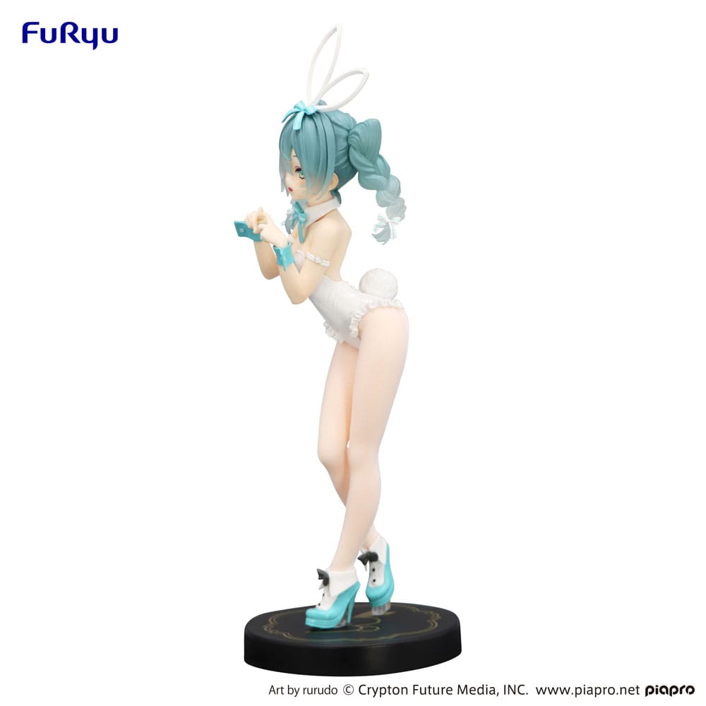 Figurine Hatsune Miku Rurudo White BiCute Bunnies GeekyOwl