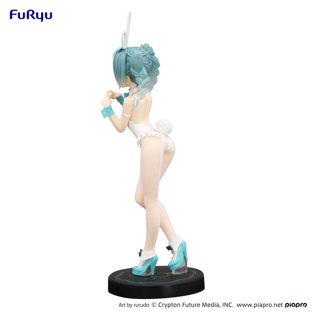 Figurine Hatsune Miku Rurudo White BiCute Bunnies GeekyOwl