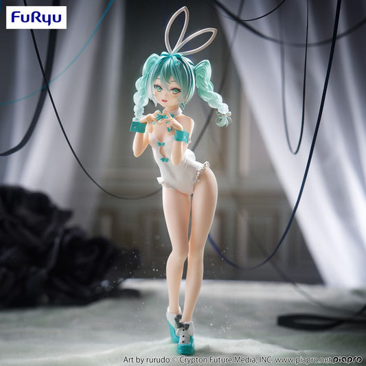 Figurine Hatsune Miku Rurudo White BiCute Bunnies GeekyOwl