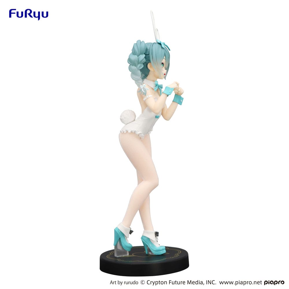 Figurine Hatsune Miku Rurudo White BiCute Bunnies GeekyOwl