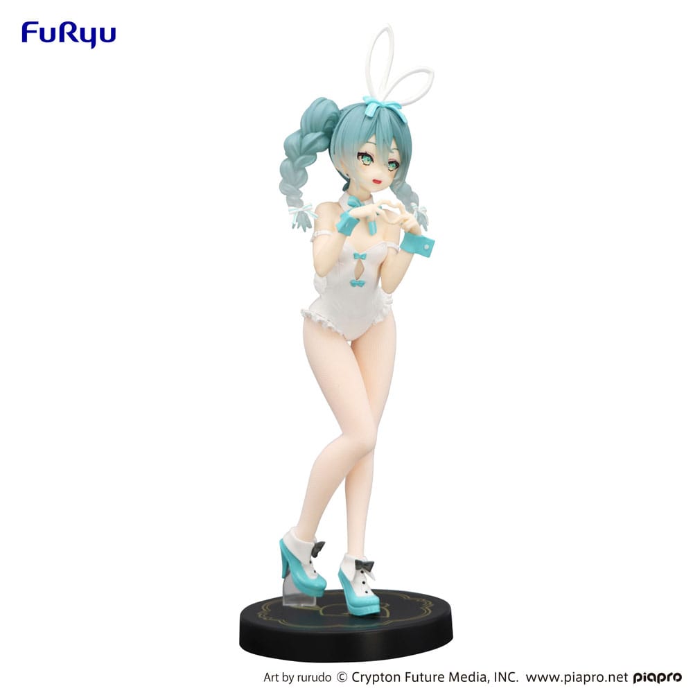 Figurine Hatsune Miku Rurudo White BiCute Bunnies GeekyOwl
