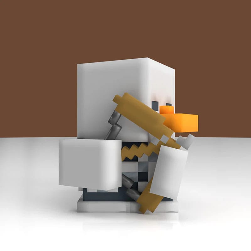 Minecraft - Skeleton - Canard Tubbz 1ère édition 10cm