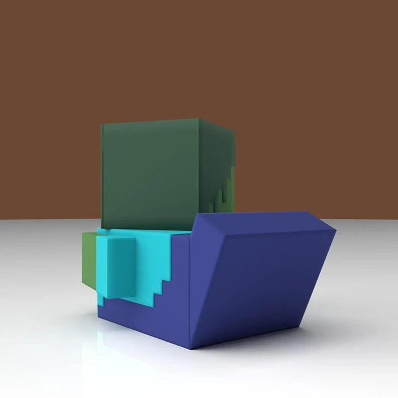 Minecraft - Zombie - Canard Tubbz 1ère édition 10cm