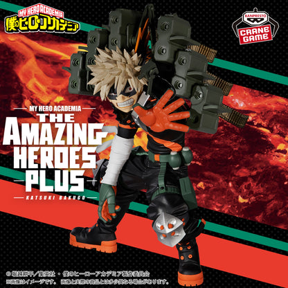 Figurine Katsuki Bakugo Ⅱ 12 cm – Banpresto – The Amazing Heroes Plus – My Hero Academia - GeekyOwl